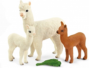 Набор фигурок Семейство альпака (Schleich, 42544)